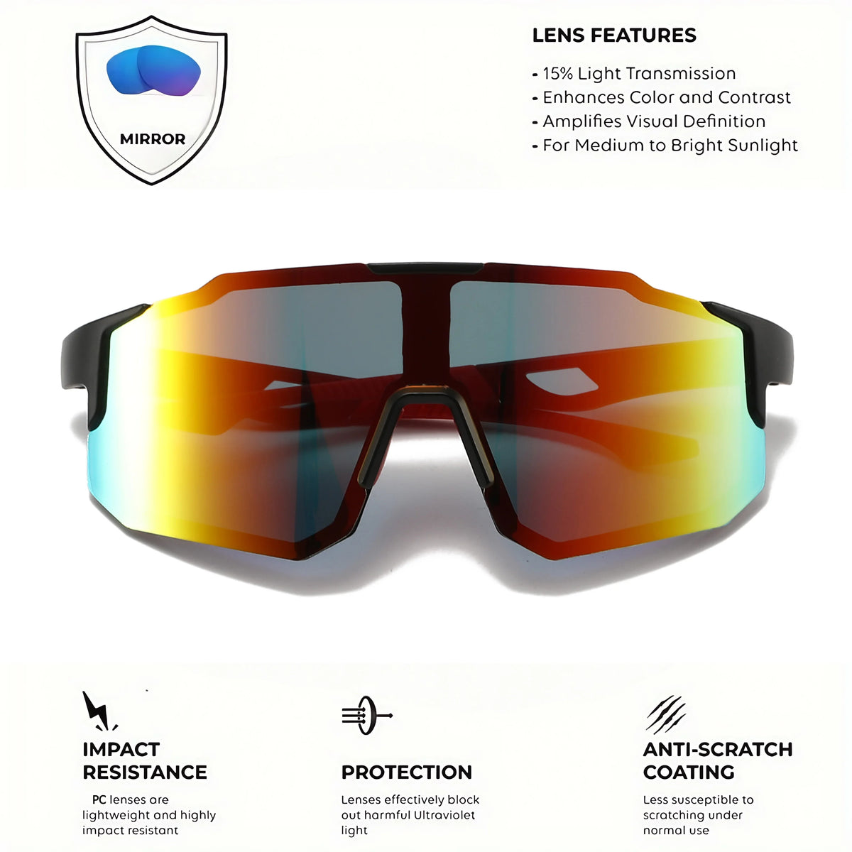 ⟡ Wraparound Sports Sunglasses