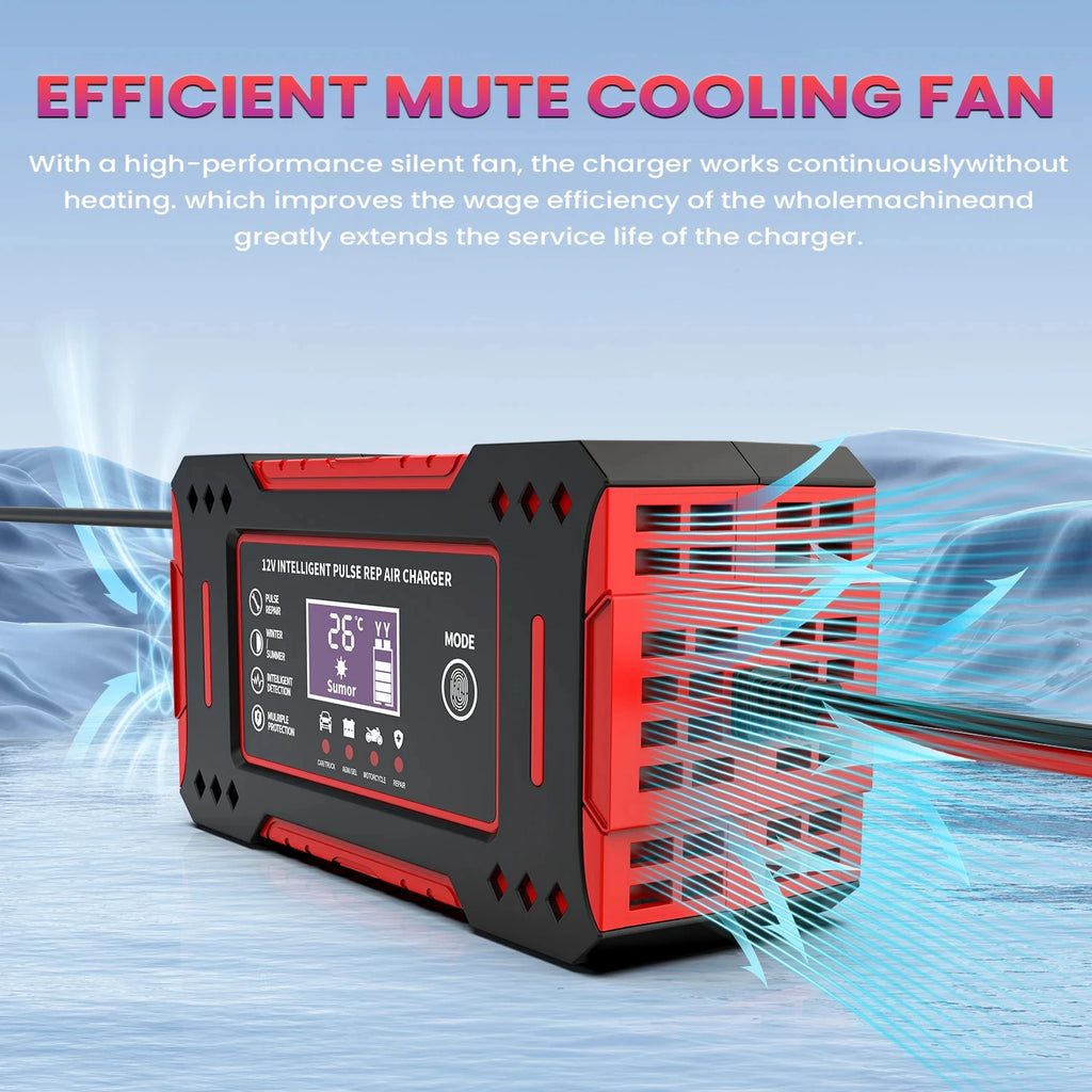 ⚡ 6A 12V Lead-Acid Battery Charger