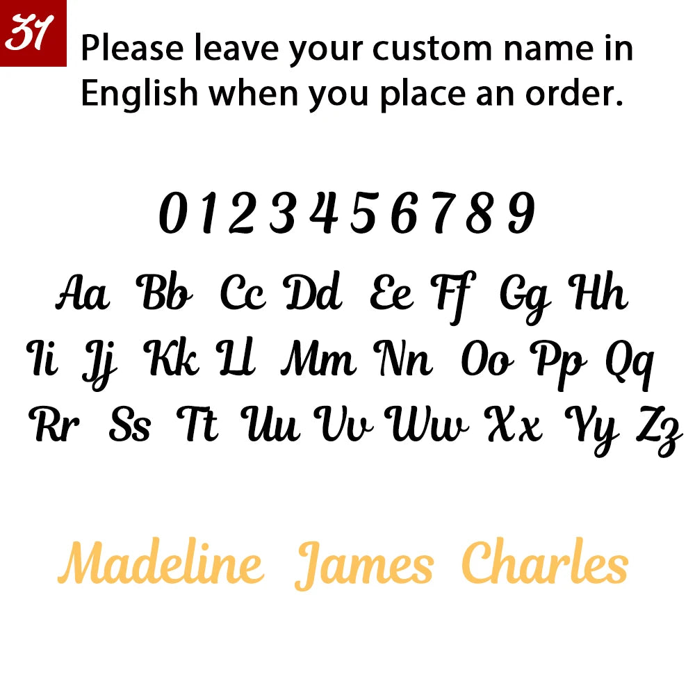 ☆ Custom Name Sparkle Necklace