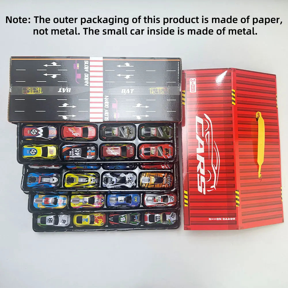 ☆ 48-Piece Toy Car Gift Set