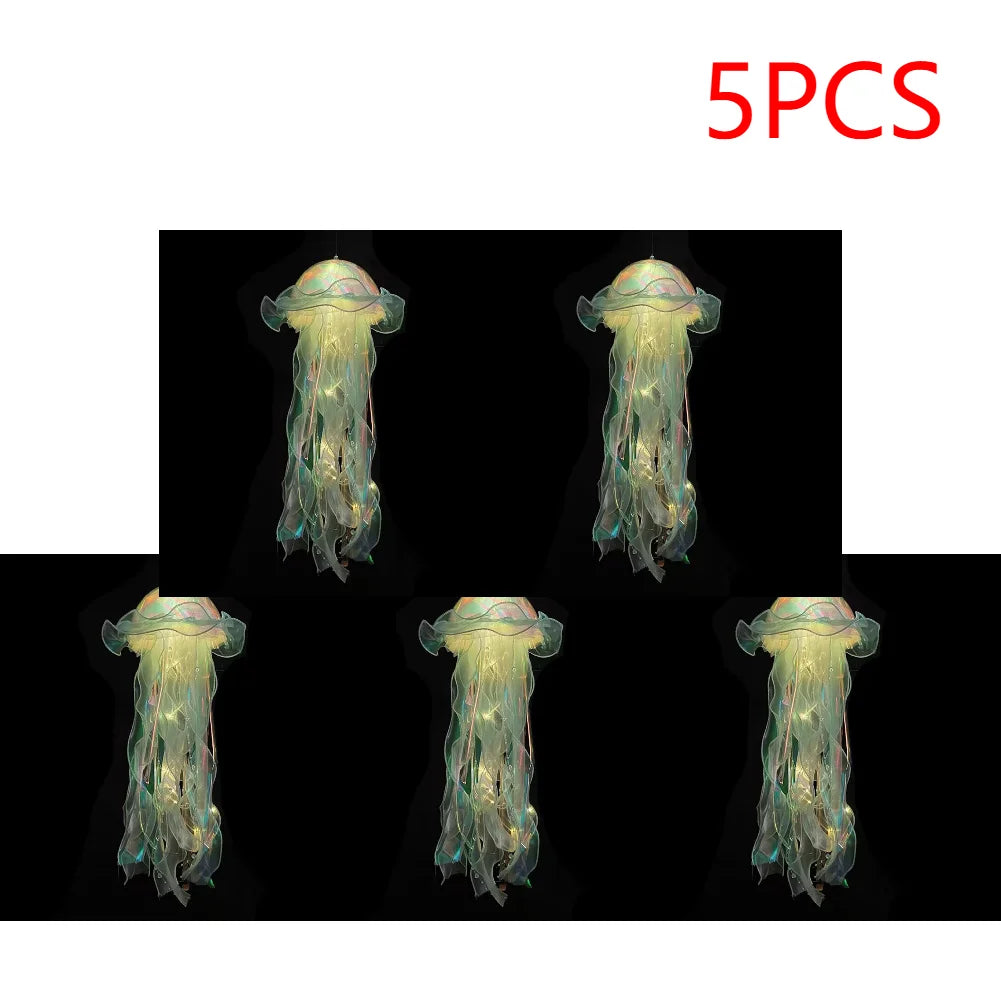 🪼 5-Piece Jellyfish LED Night Light Set