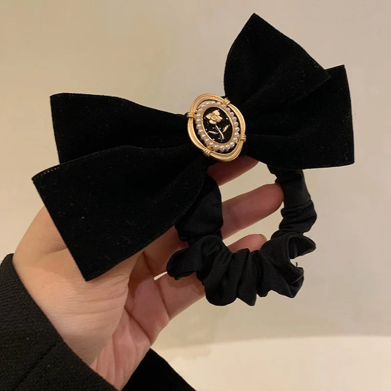 ♡ Korean-Style Bow Hair Clip Set