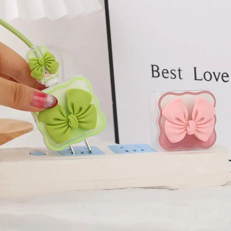 ⟡ Silicone Charger & Cable Organizer