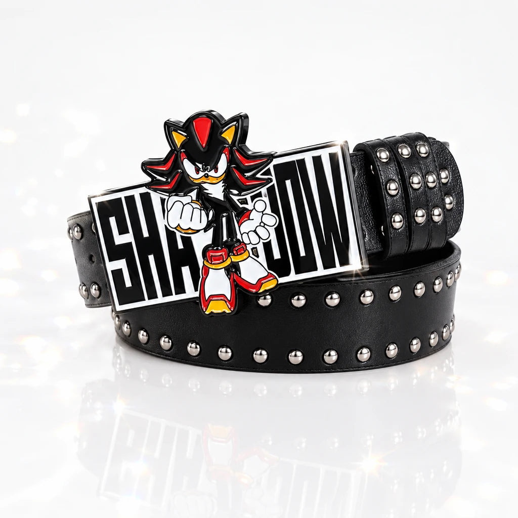 ☆ Sonic & Cat Studded Belt