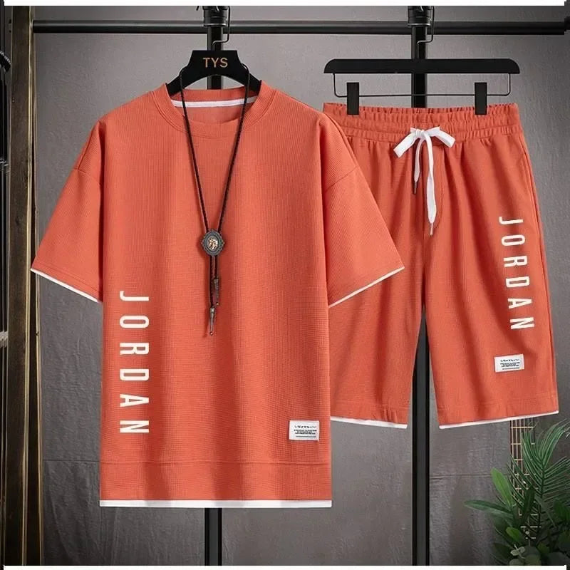 ⚽ Men's Graphic Tee & Shorts Set
