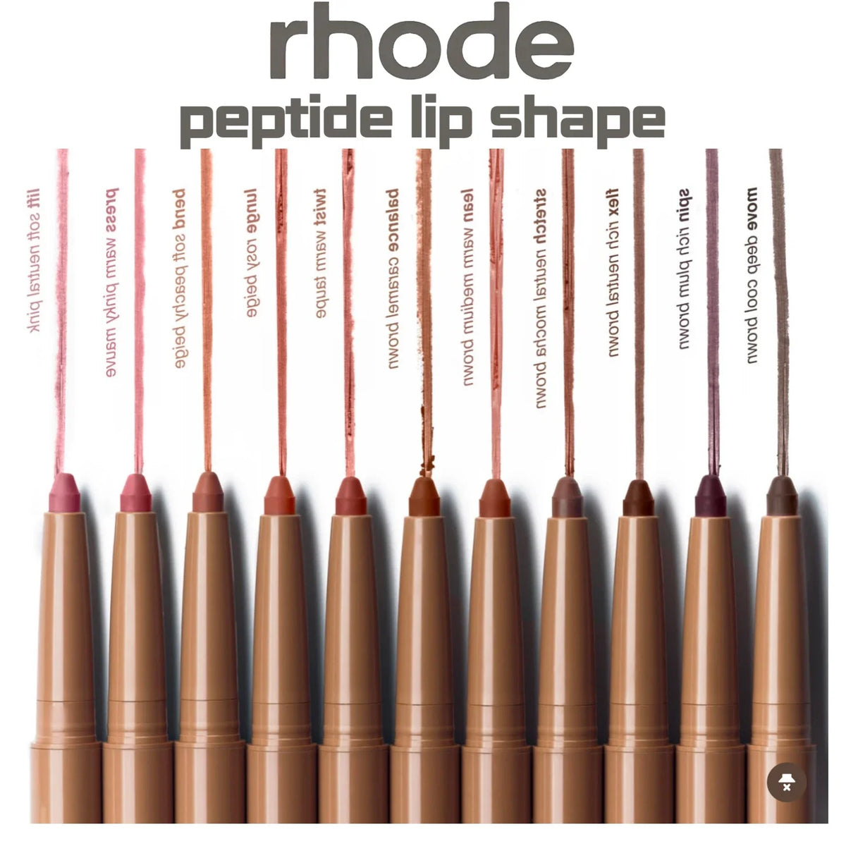 ✎ RHODE Peptide Lip Shape Pencil