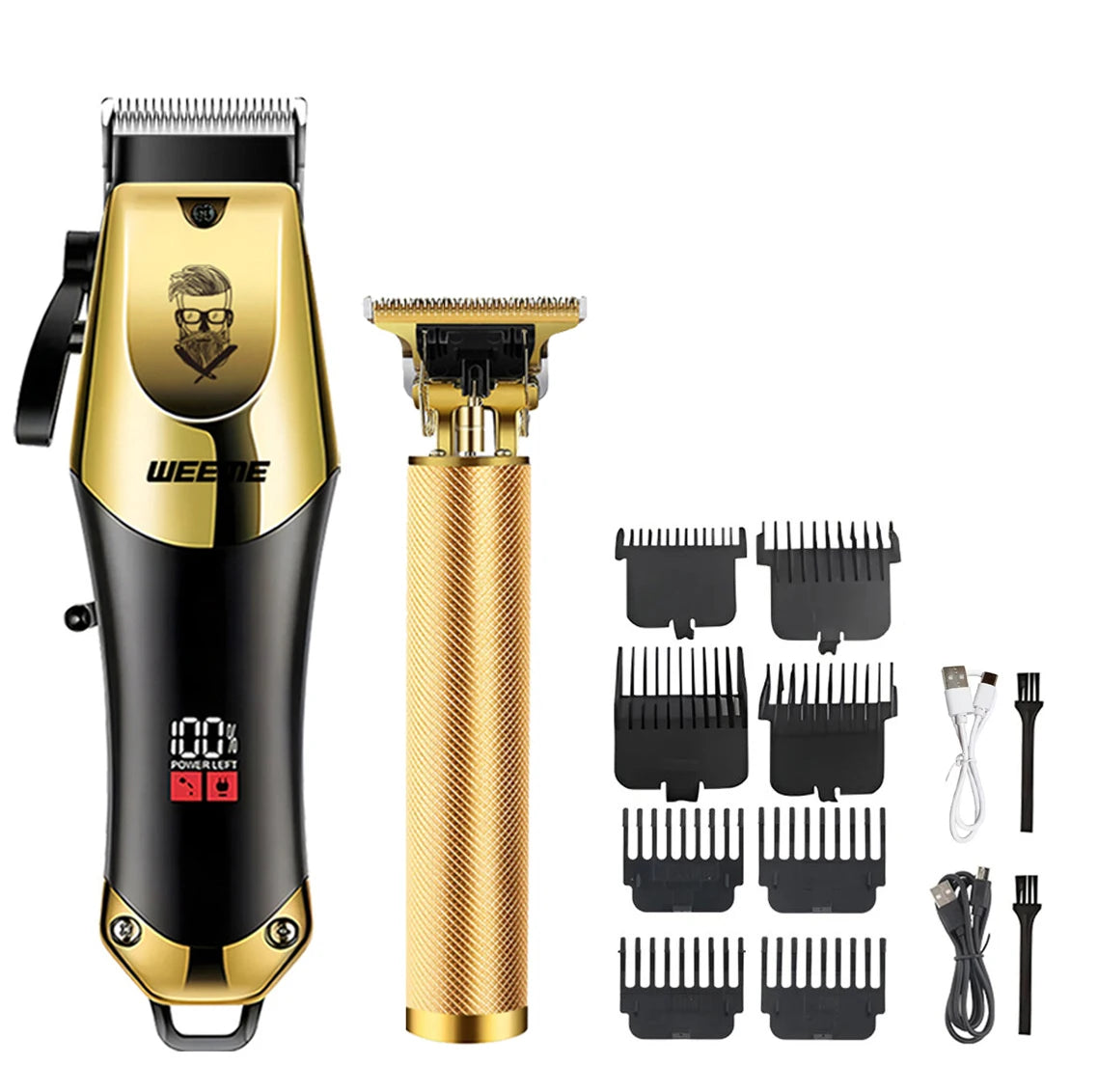 ✦ Rechargeable Hair Trimmer & Grooming Kit