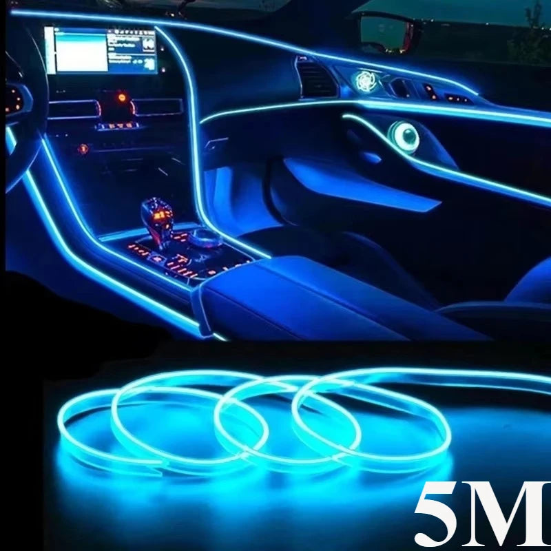 ☼ 5 m Flexible Car Ambient Light