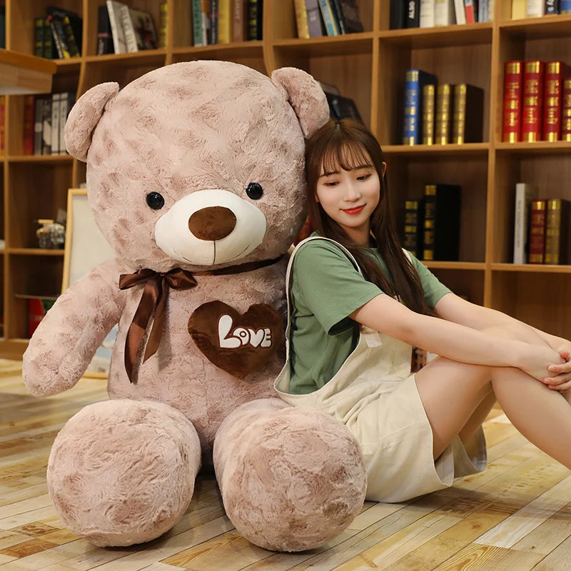 ♡ Love Heart Teddy Bear · 60 cm
