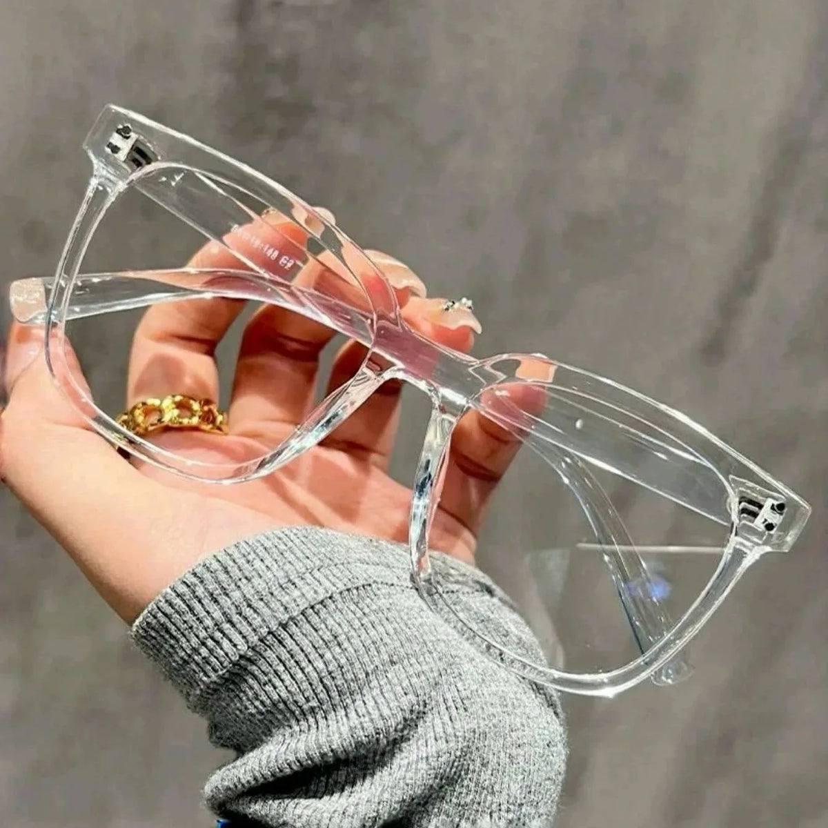 🕶 3-Piece Square-Frame Blue-Light Glasses