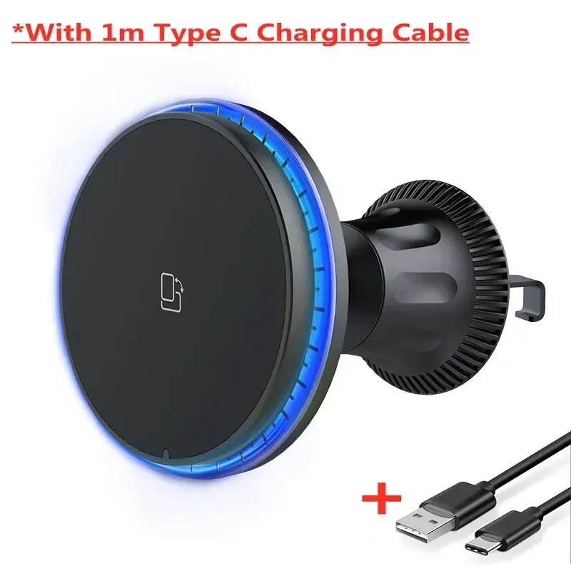 ✧ Magnetic Wireless Car Charger & Mount
