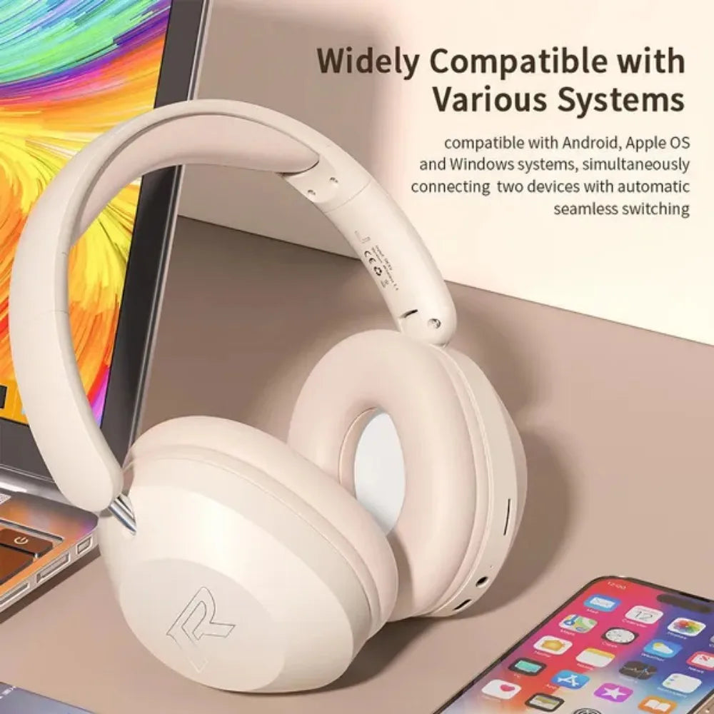 ⌁ Foldable Wireless & Wired Headphones