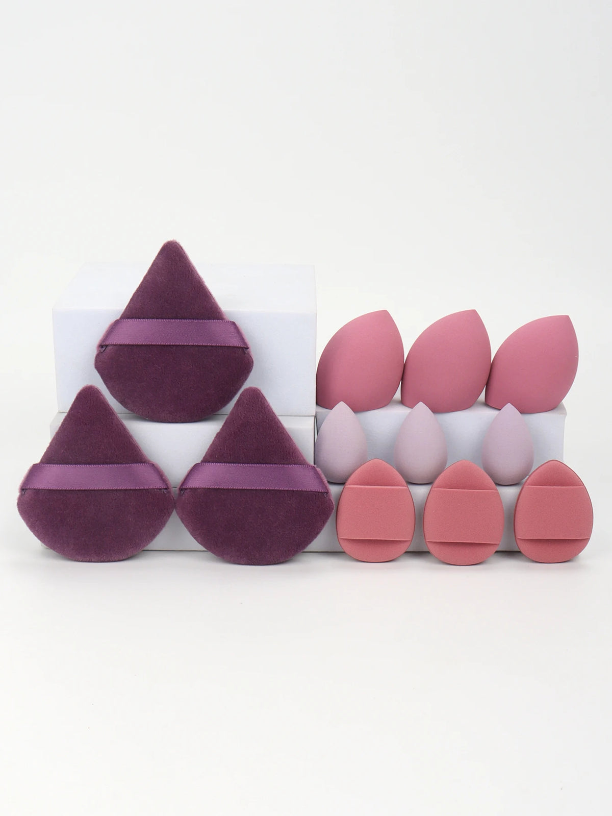 ❀ 12-Piece Makeup Sponge & Puff Set