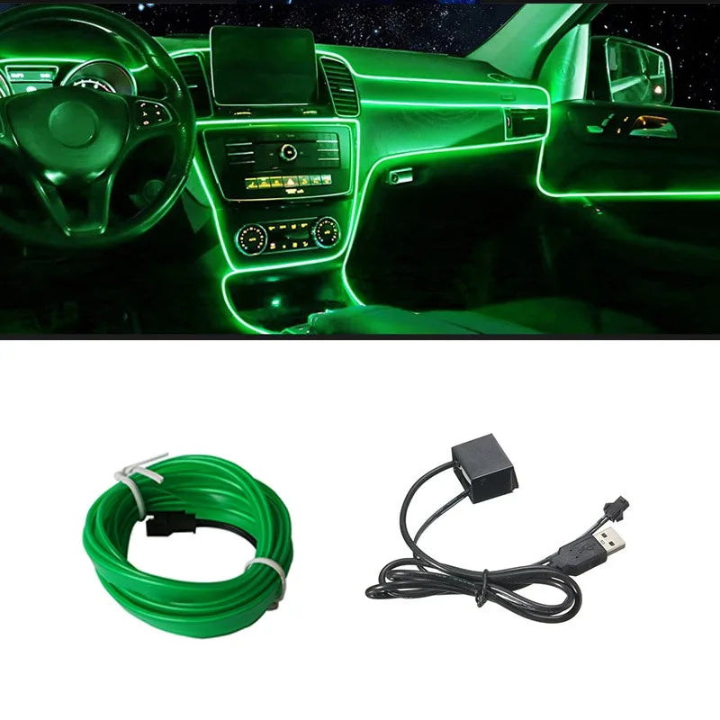 ☼ 5 m Flexible Car Ambient Light
