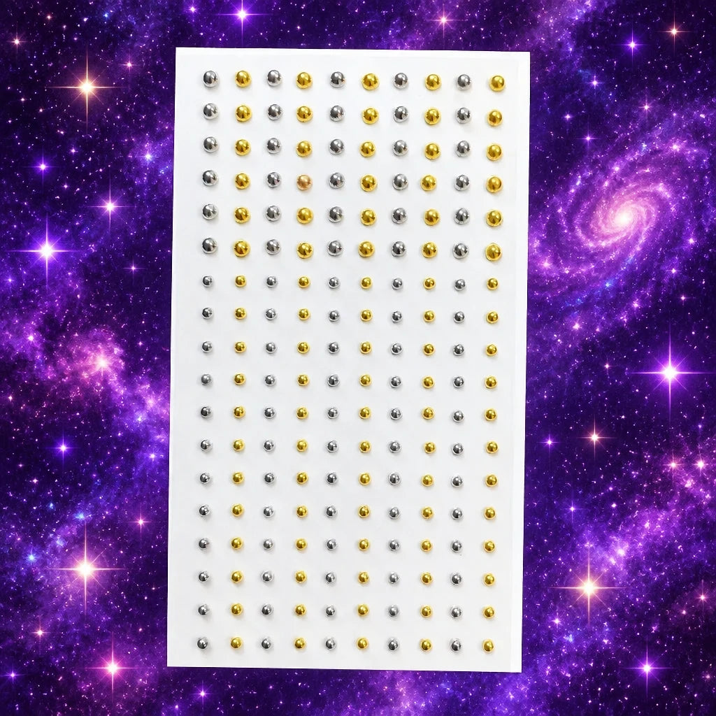 ✦ Faux Piercing Sticker Sheet · 165–180 pcs