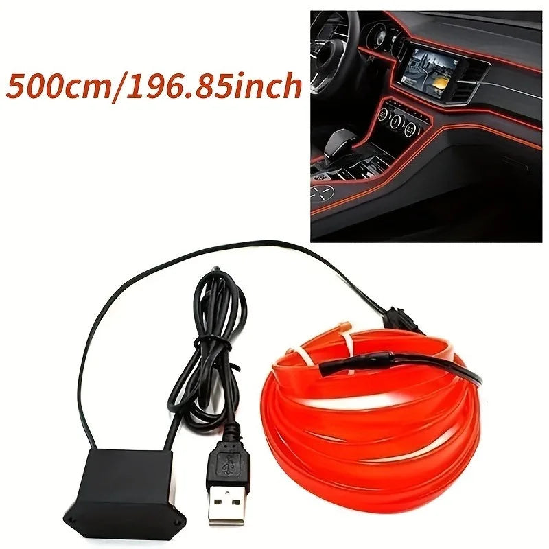 ☼ 5 m Flexible Car Ambient Light