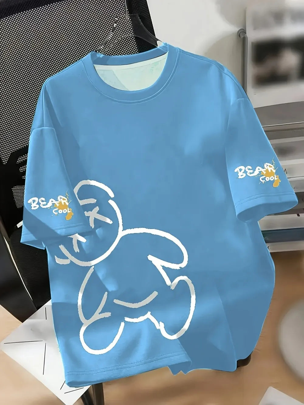 ☻ Men's Cartoon Bear Graphic Tee