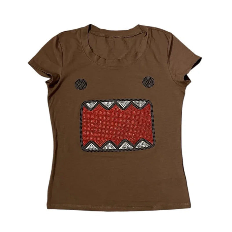 ☆ Y2K Cartoon Rhinestone Tank Top