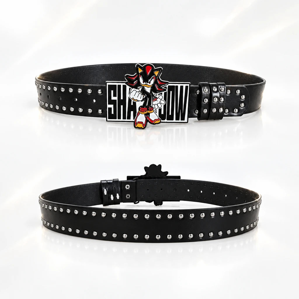☆ Sonic & Cat Studded Belt