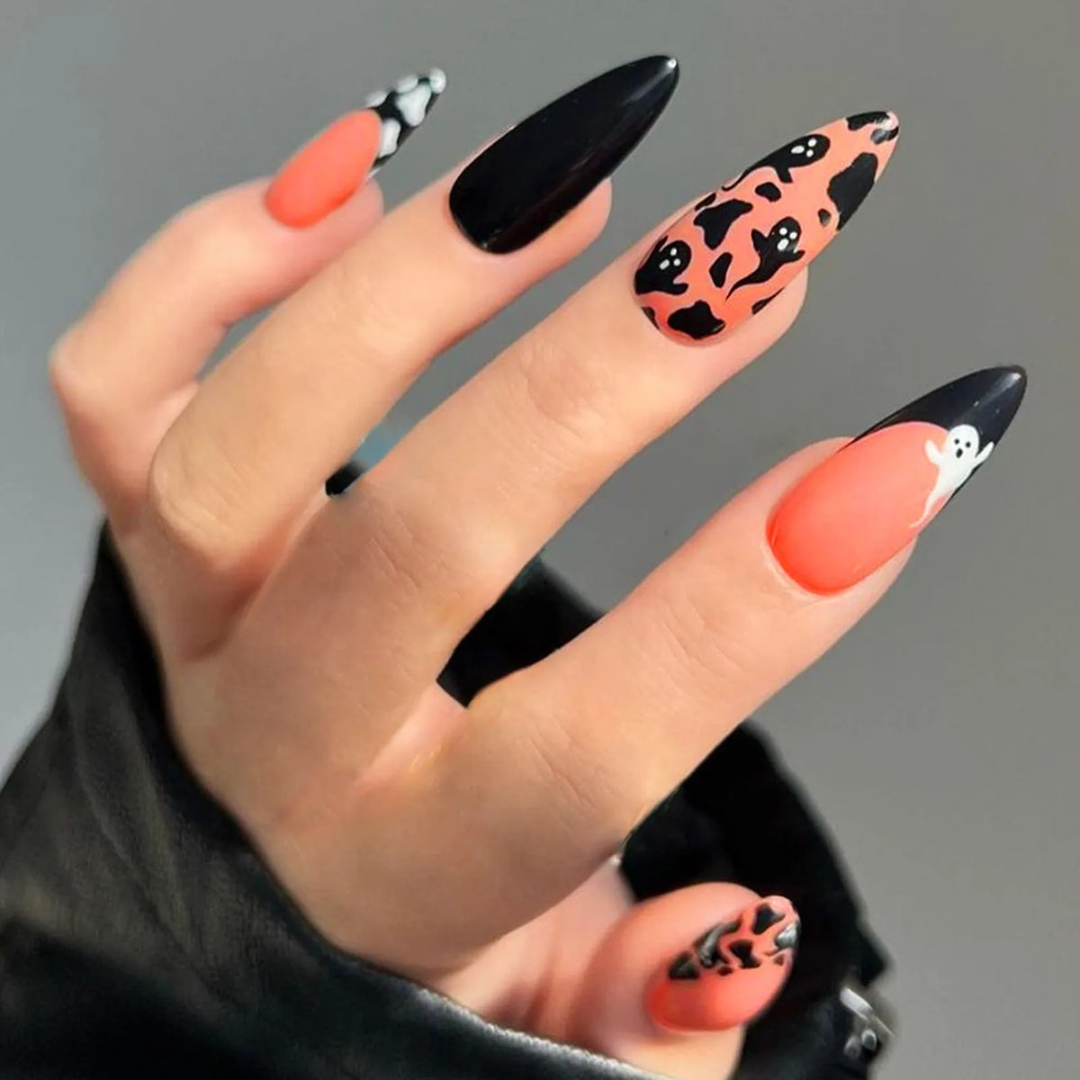 ♡ Glitter & Gothic Press-On Nails · 24 Pieces