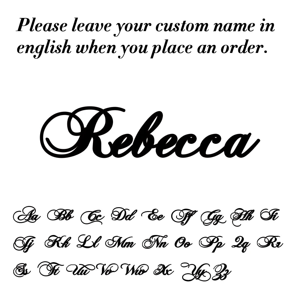 ☆ Custom Name Sparkle Necklace