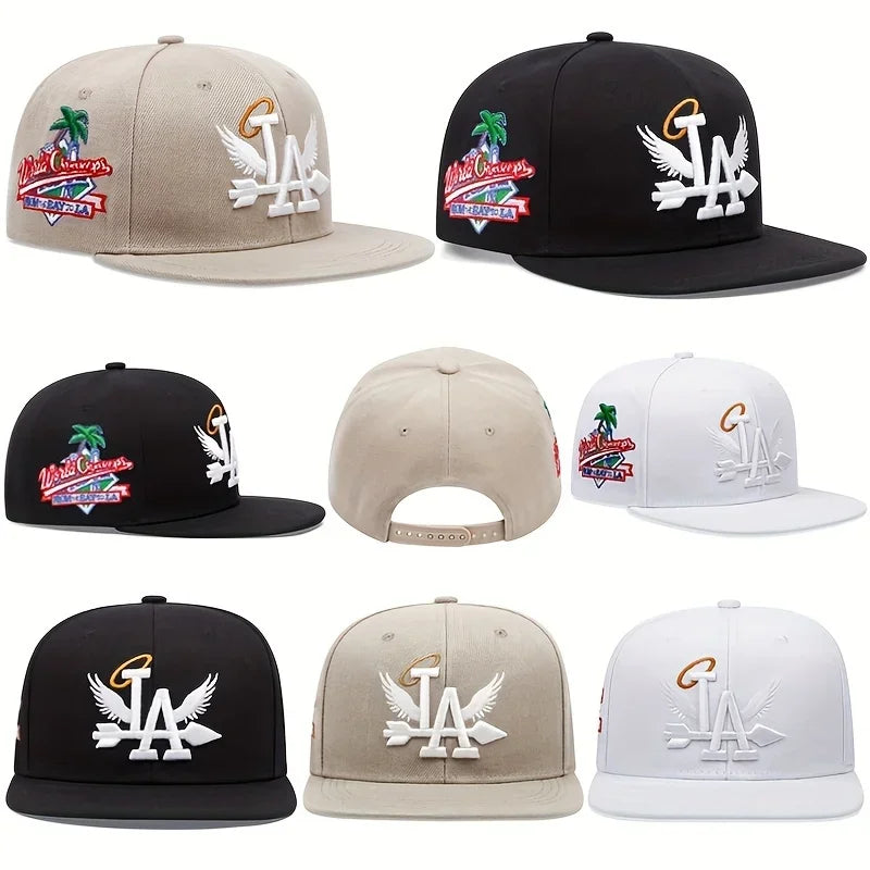 ★ LA Embroidered Snapback Cap
