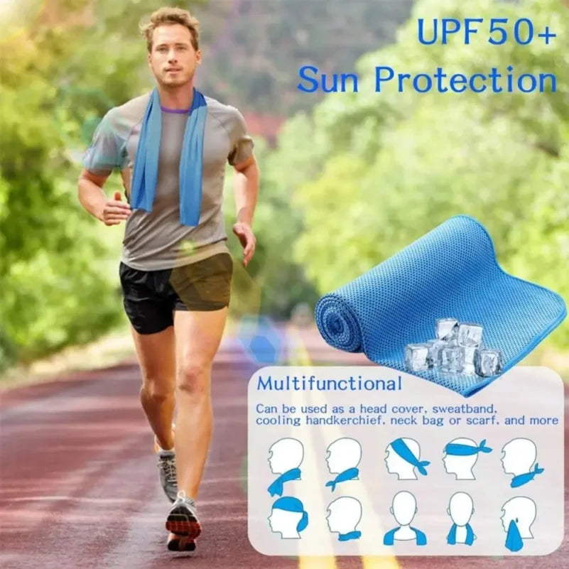 ❄ Quick-Dry Microfiber Cooling Towel