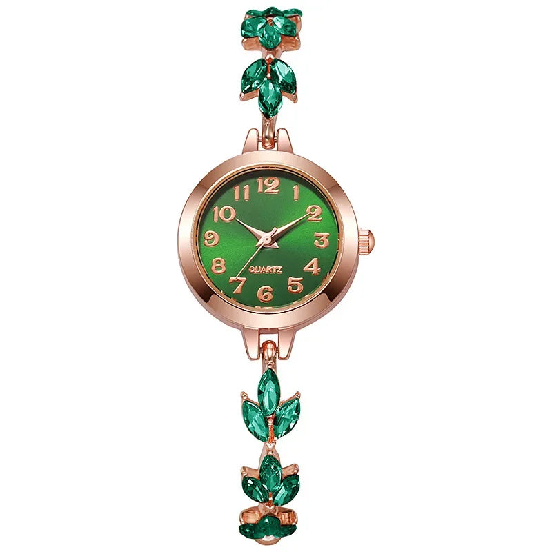 ♡ Rhinestone Bracelet Quartz Watch
