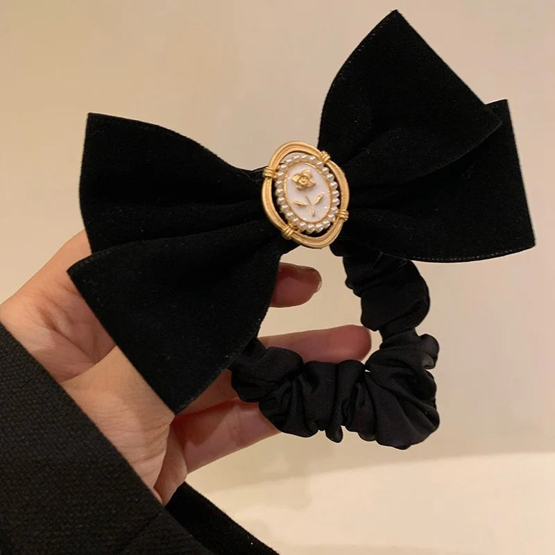 ♡ Korean-Style Bow Hair Clip Set