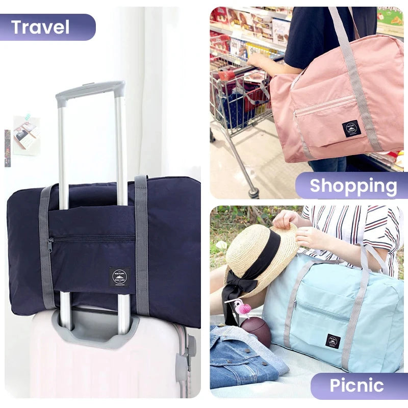 ⟡ Foldable Carry-On Travel Duffel