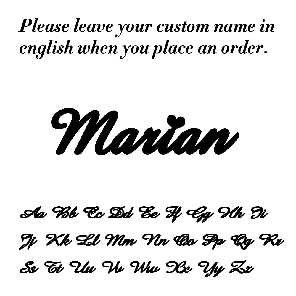 ☆ Custom Name Sparkle Necklace