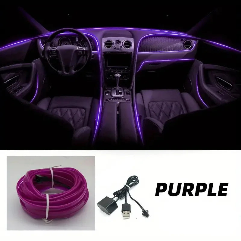 ☼ 5 m Flexible Car Ambient Light
