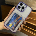 ♡ Clear iPhone Case with Card Holder