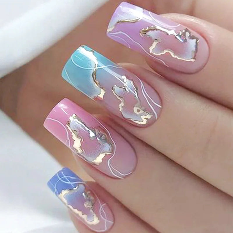 ✧ Decorative Press-On Nails · 24 Pieces