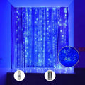 ✨ 8-Mode USB Curtain String Lights