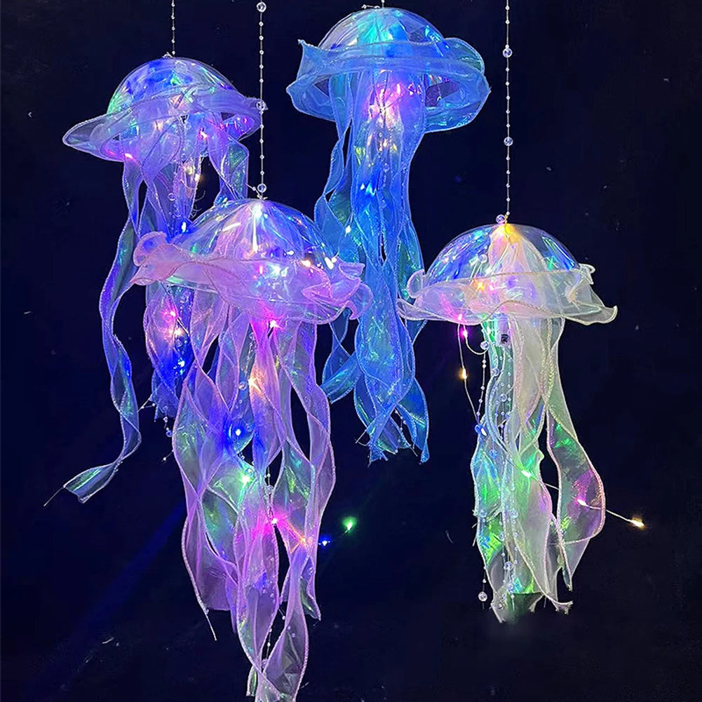 🪼 5-Piece Jellyfish LED Night Light Set