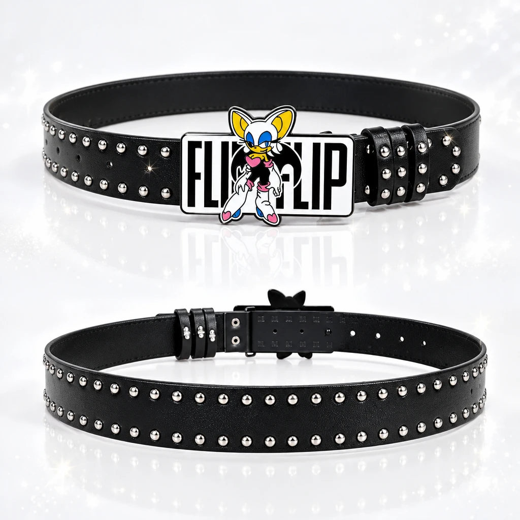 ☆ Sonic & Cat Studded Belt