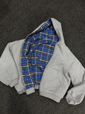 ✦ Women's Plaid Zip Hoodie