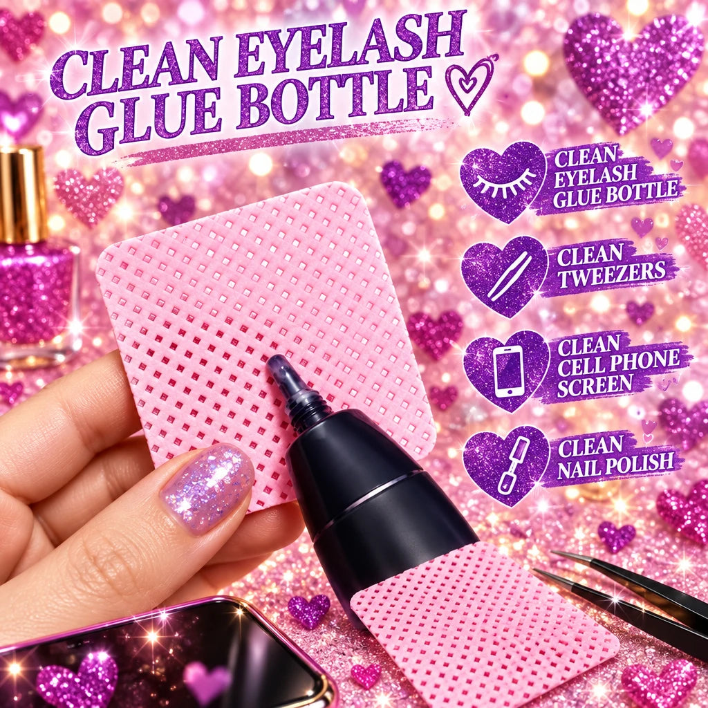 ♡ Lint-Free Nail & Lash Wipes