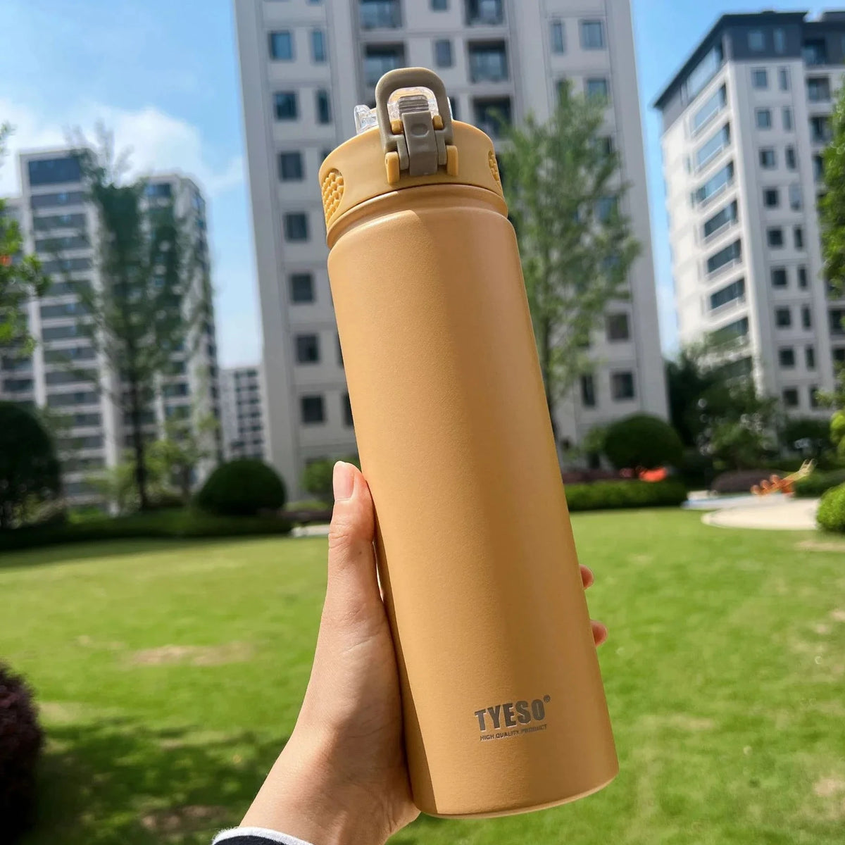 💜 Insulated Stainless Steel Tumbler with Straw — 600ML / 750ML
