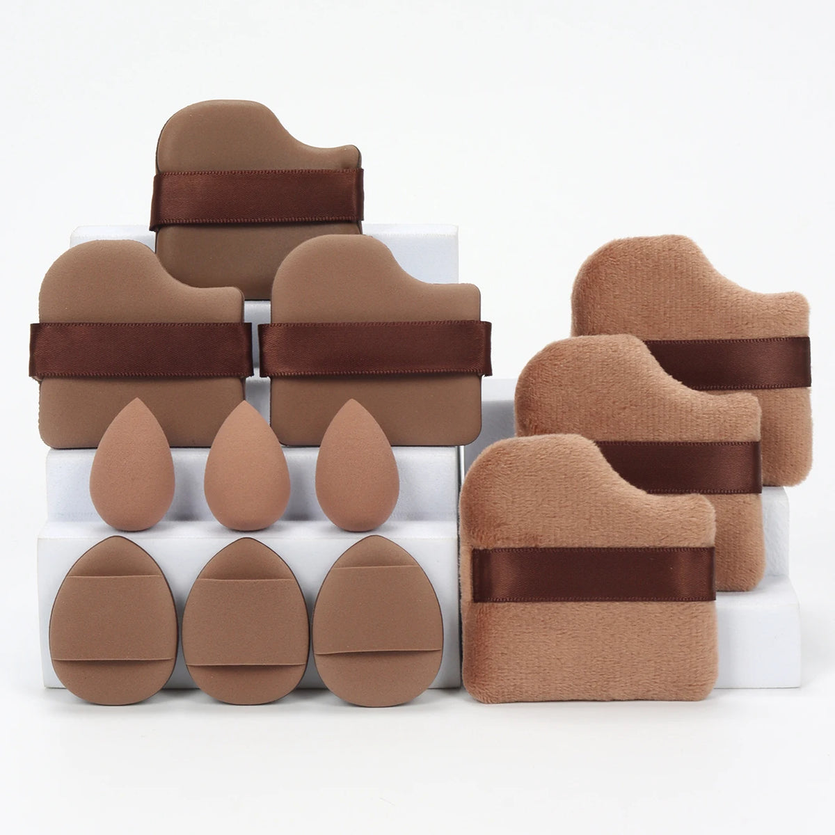 ❀ 12-Piece Makeup Sponge & Puff Set