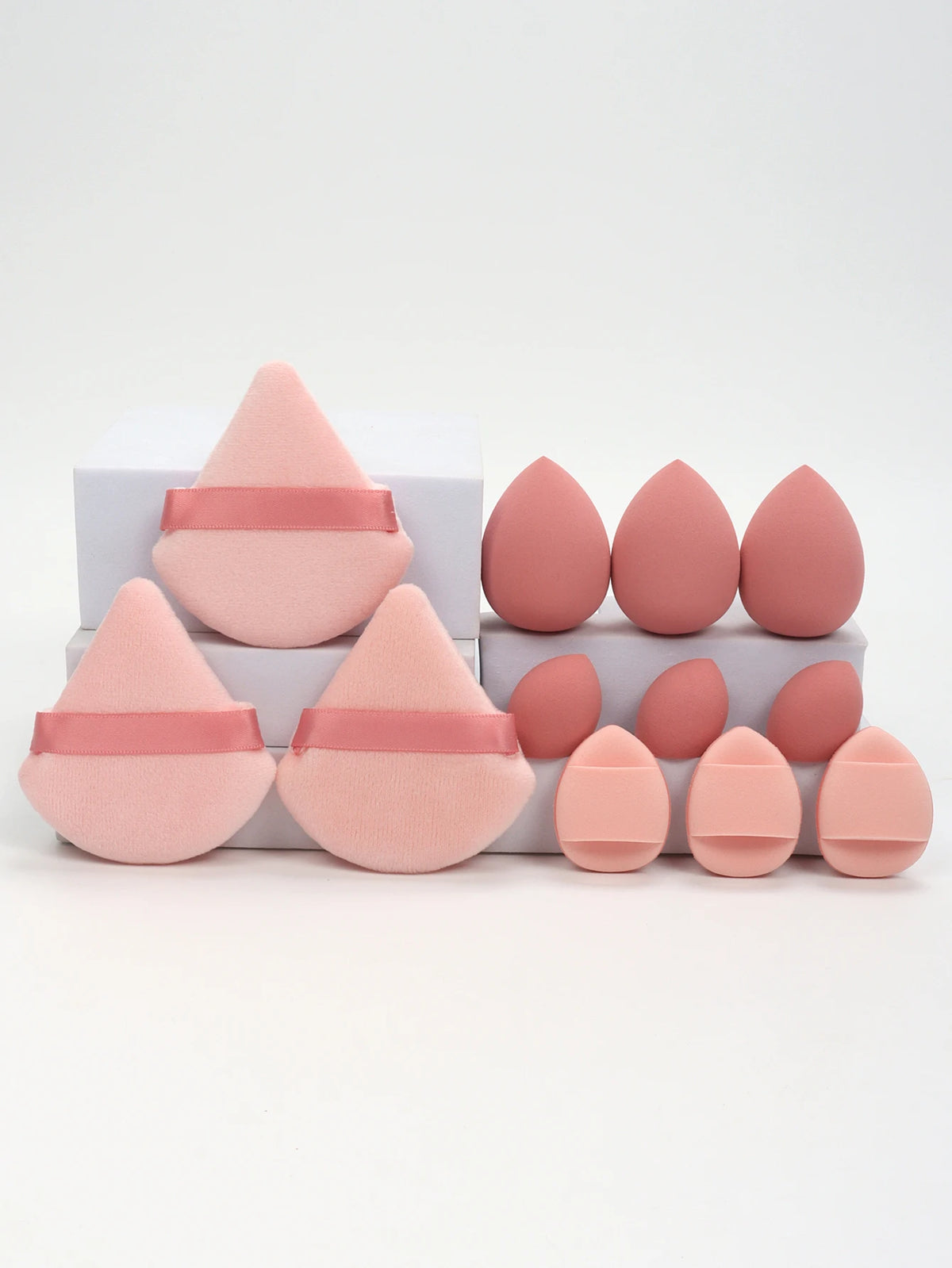 ❀ 12-Piece Makeup Sponge & Puff Set