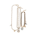 ♡ Three-Piece Layered Heart Necklace Set
