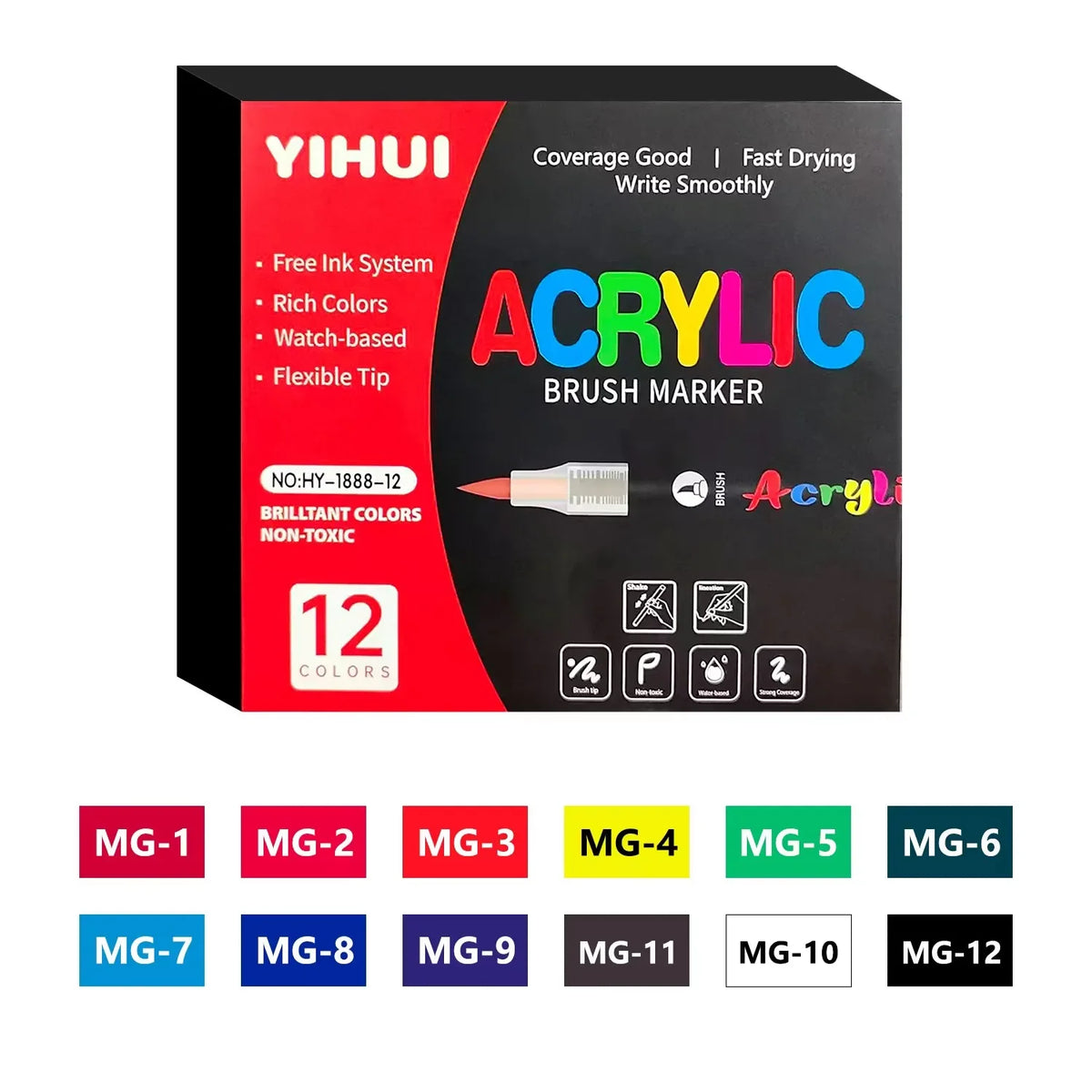✎ Metallic Art Marker Set