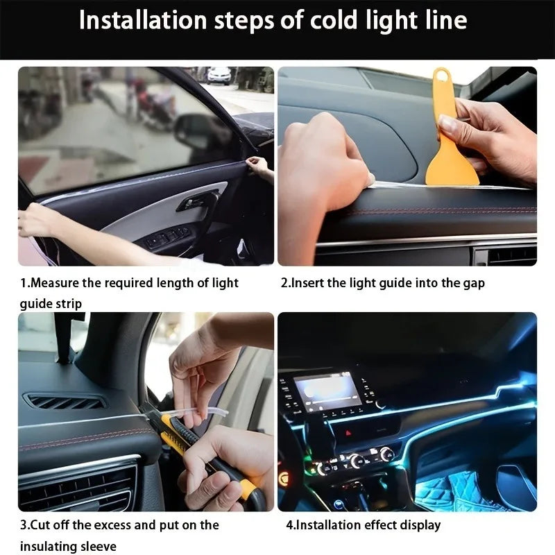 ☼ 5 m Flexible Car Ambient Light