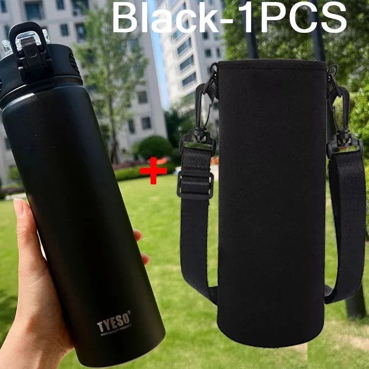 💜 Insulated Stainless Steel Tumbler with Straw — 600ML / 750ML