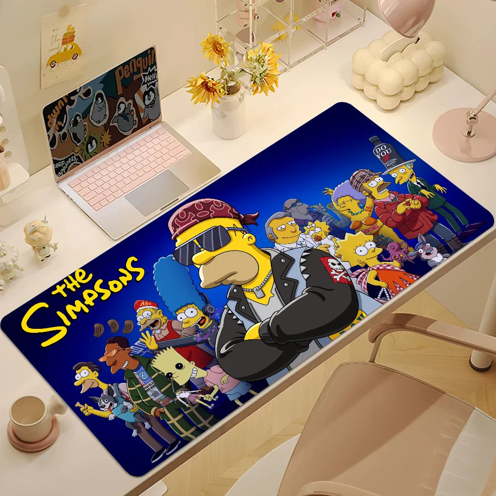 🎮 Cartoon Simpsons Gaming Mouse Pad