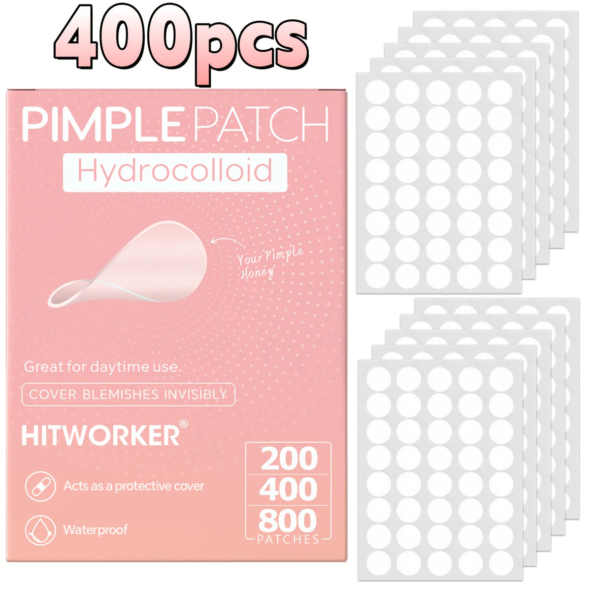 ✧ Hydrocolloid Acne Patches · 800 pcs