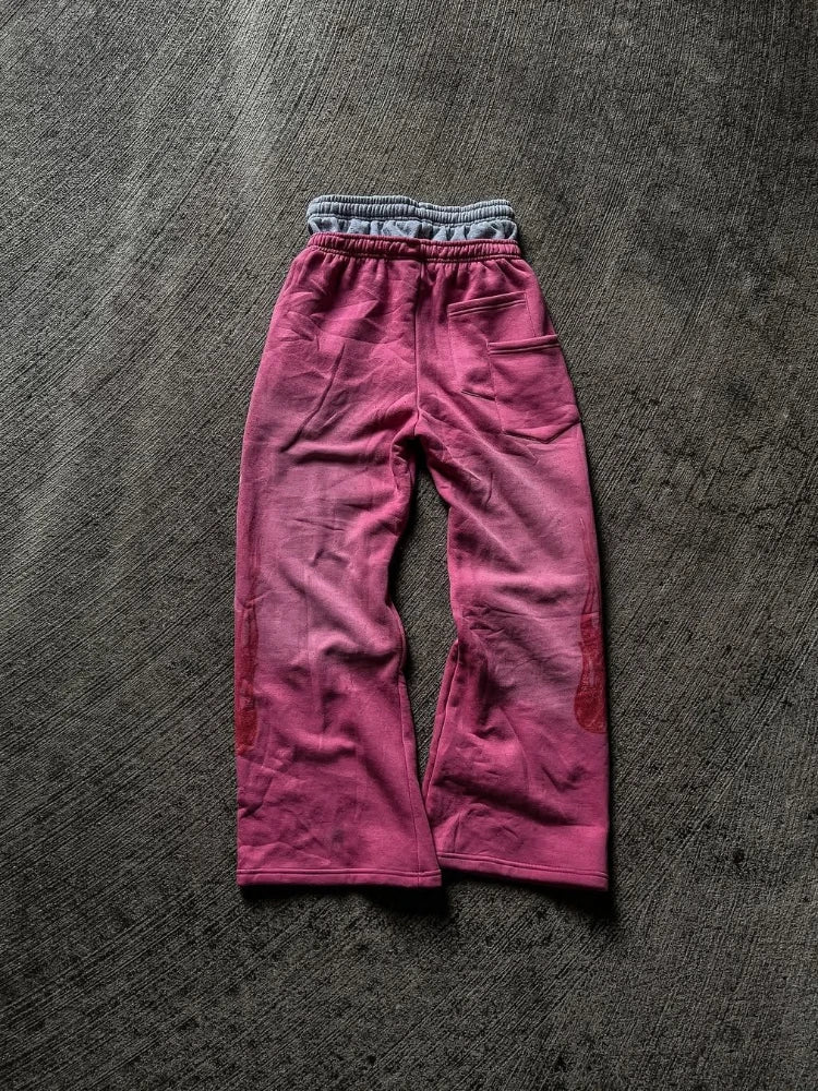✦ Embroidered Straight-Leg Pants