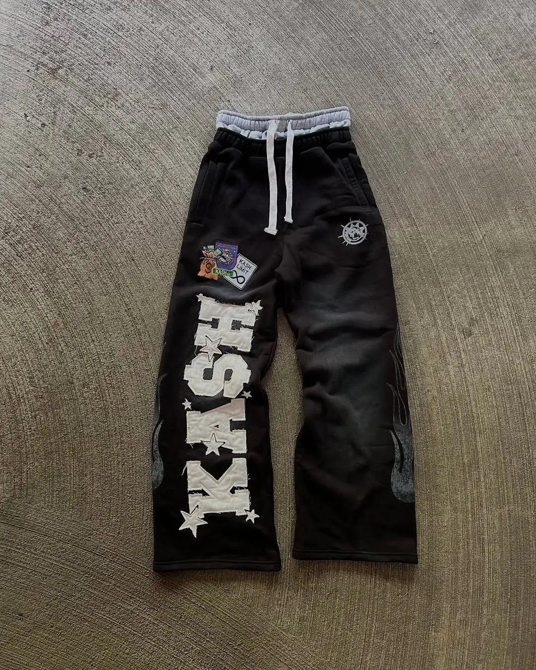 ✦ Embroidered Straight-Leg Pants